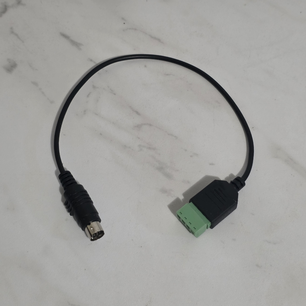 9 Pin Mini-Din Male To Terminal Block Adapter Cable - Dongle - AV Electronics